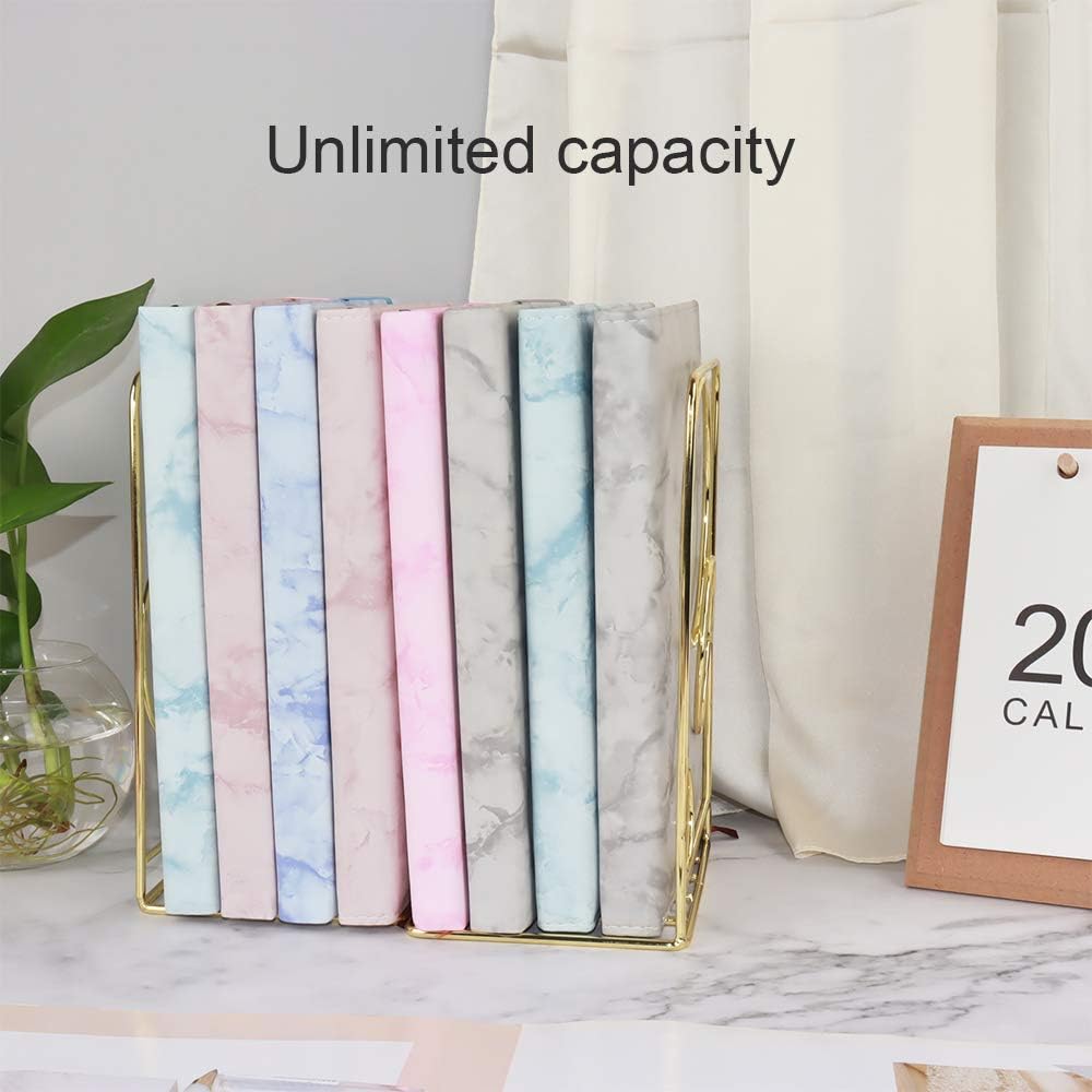 Metal Gold Bookends / Gold Circle / 5.3 x 3.9 x 7.6
