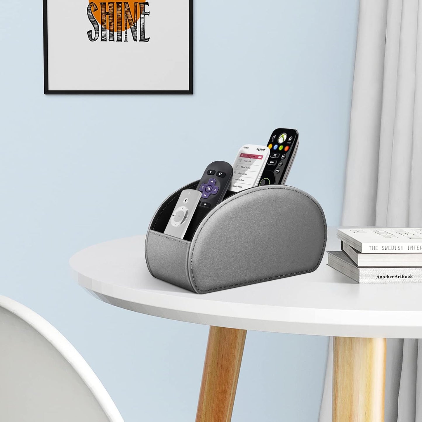 Remote Control Holder / Silver Gray
