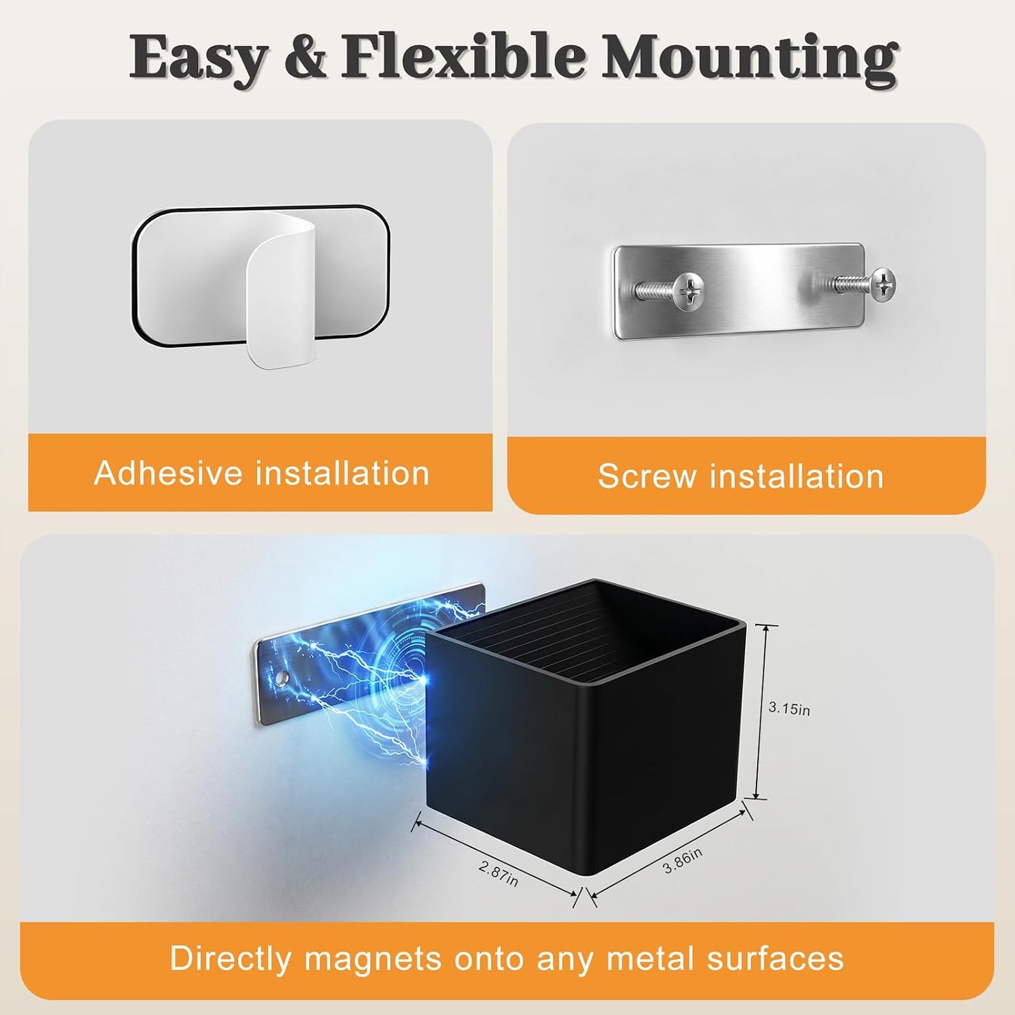 Rechargeable Motion Sensor Wall Lights, Black Battery Operated Wall Sconces | Touch&Remote Control, 3Colors & Dimmable