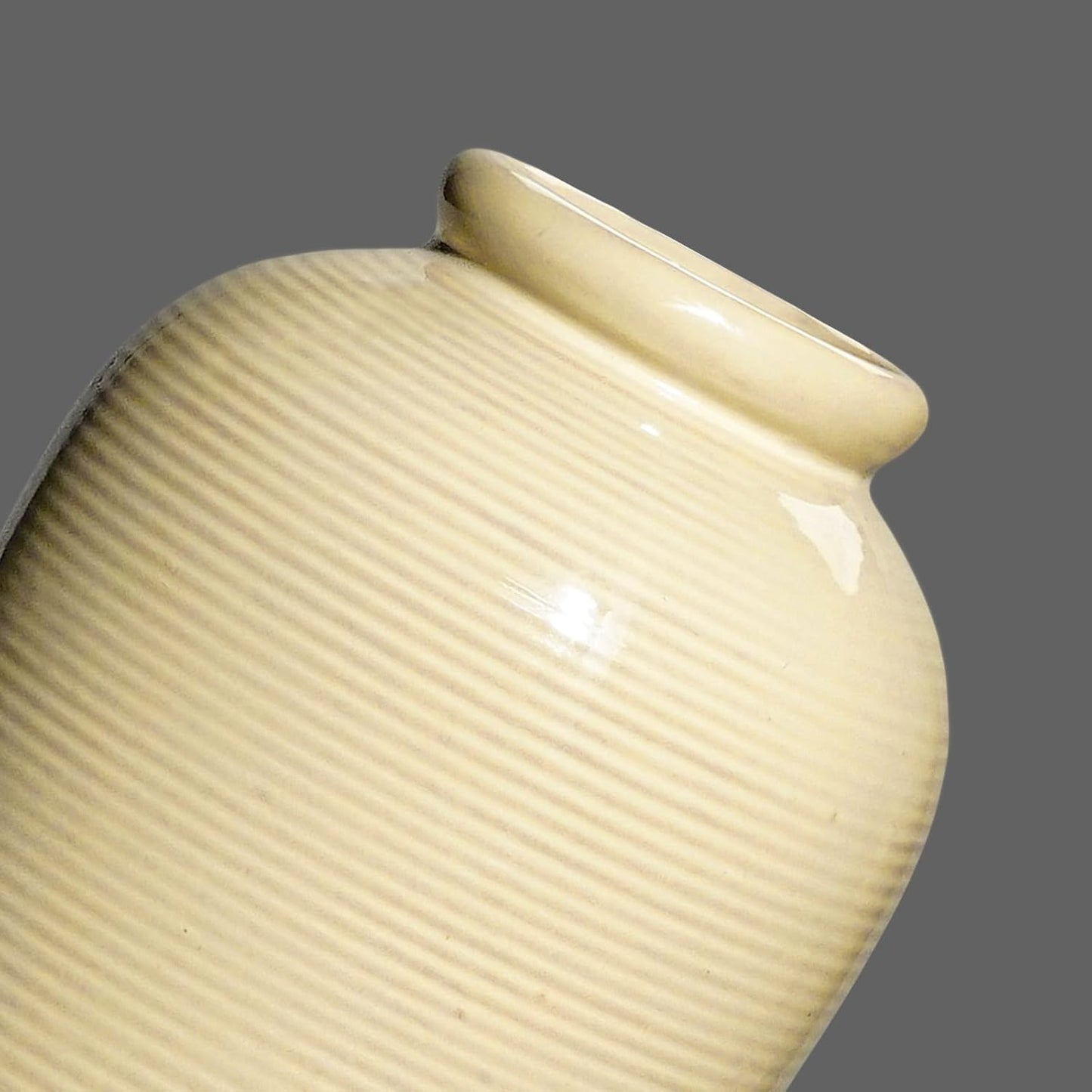 Ceramic Vase / Tall Boho Vases for Flower / 11 Inch / Beige