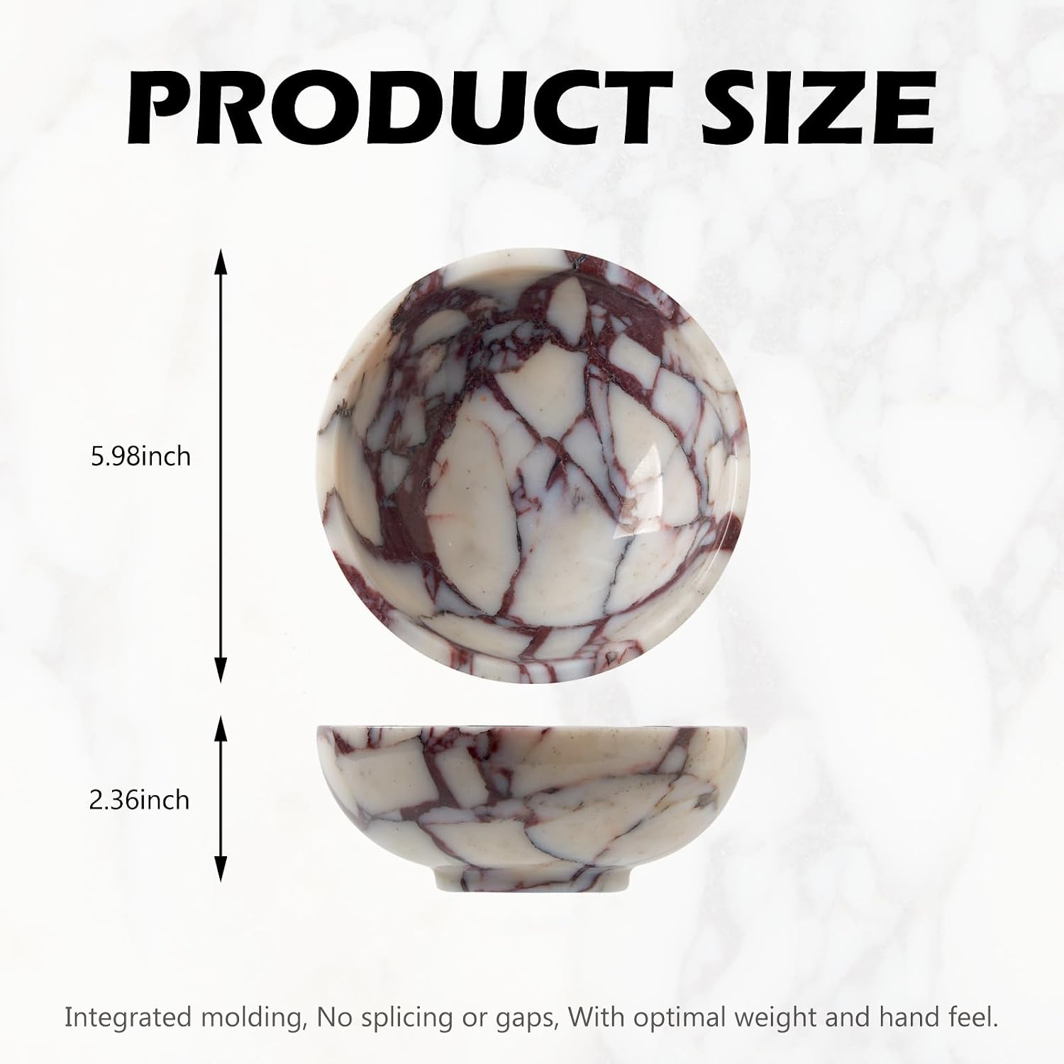 Marble for Entryway Table Key Holder / Calacatta Viola / 5.9 / Natural