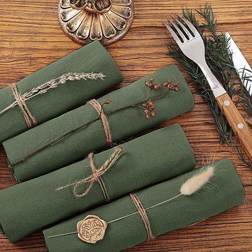 Cloth Napkins Fall Washable Reusable Linen Wedding Party Home Table Decor