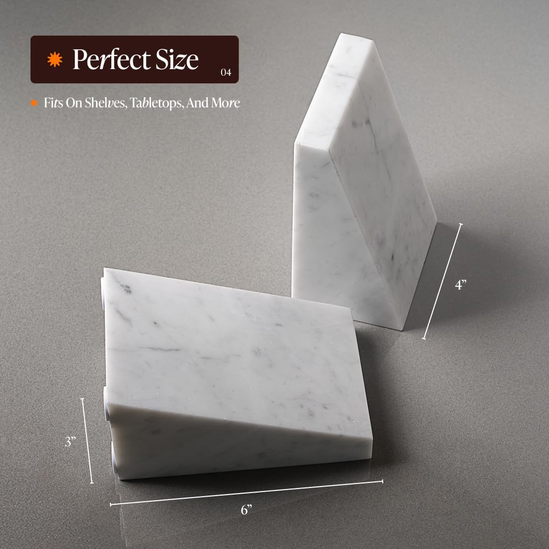 Modern Decorative Marble Bookends