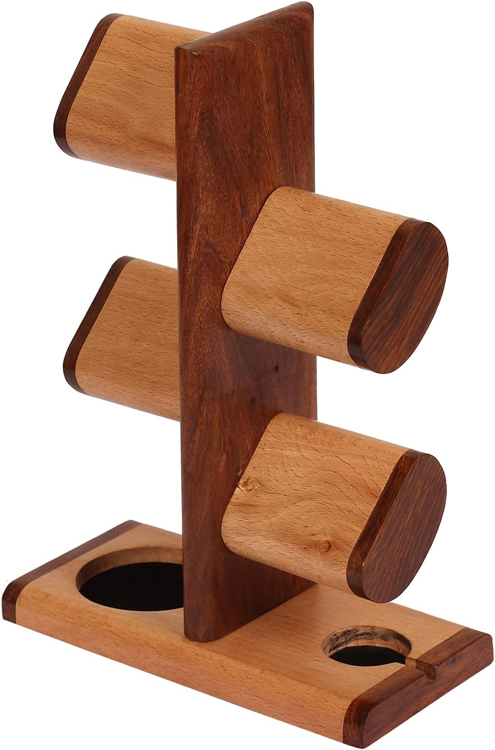 DEALS ABHANDICRAFTS - Watch Stand 5 in One Multiple Watch Display Tower for men, Charging Station Jewelry Organizer for
