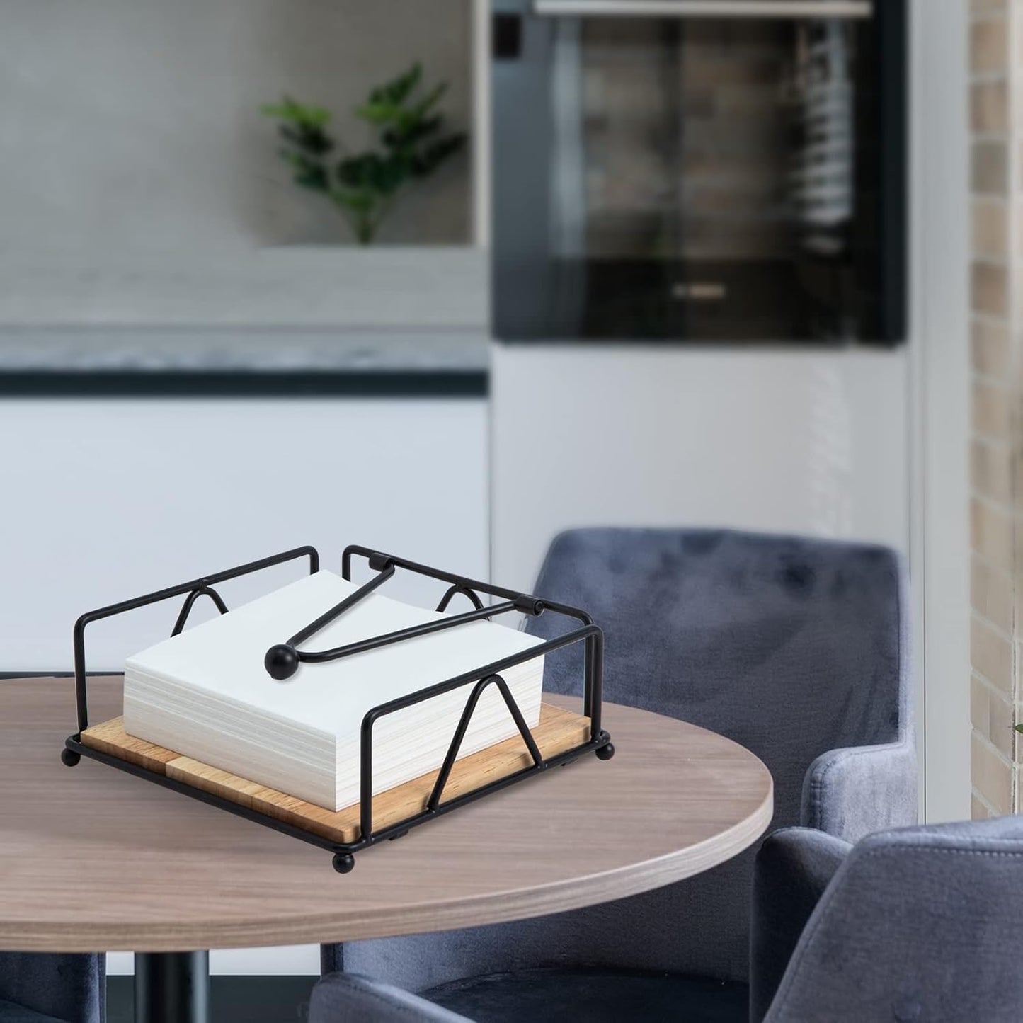 Square Napkin Holder / Black