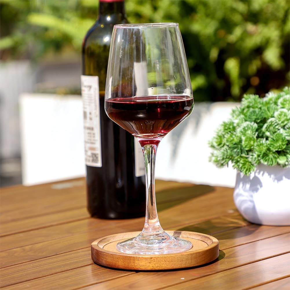 Holder / Wood Cork Coasters for Drinks Absorbent / 4.33 Inches