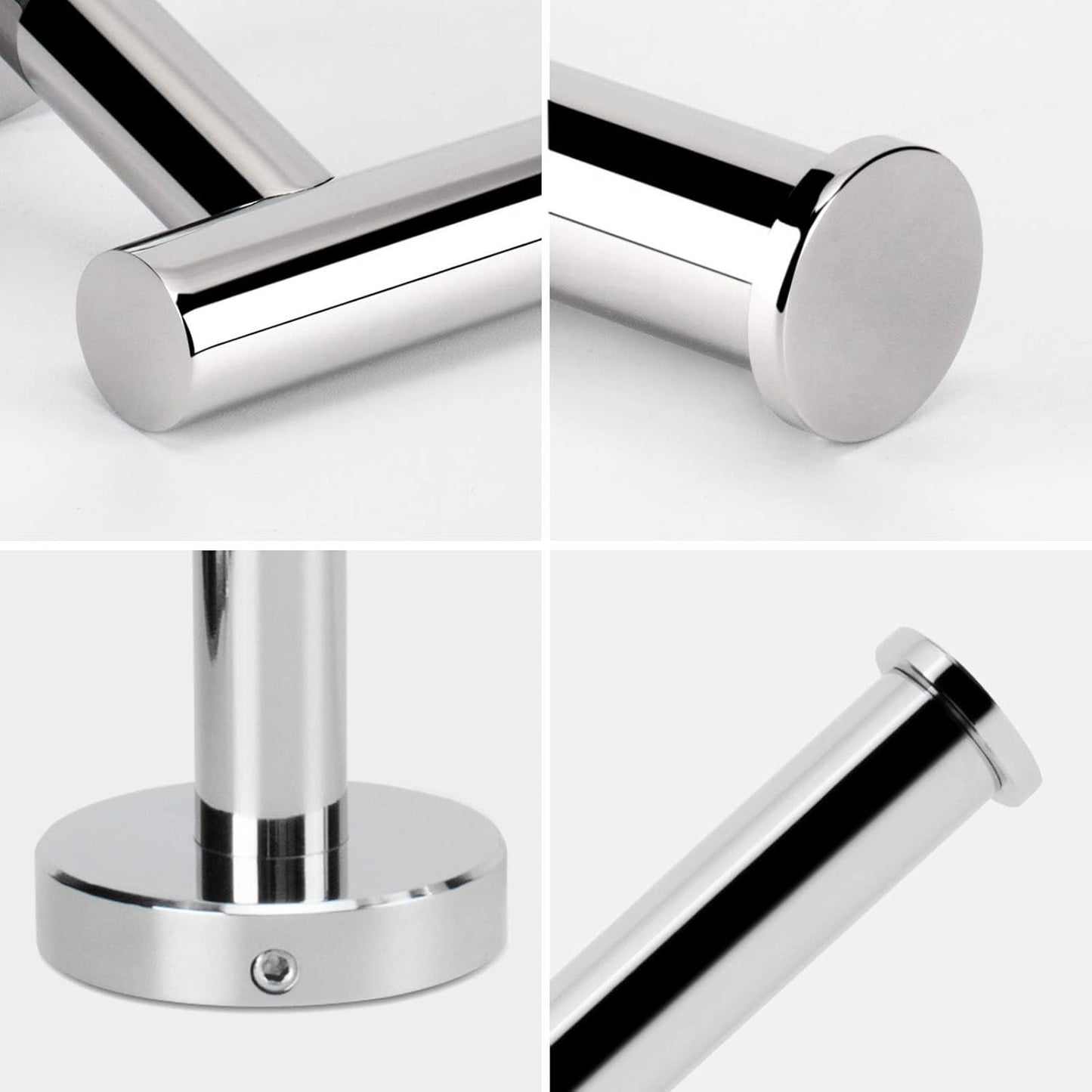 NearMoon Bathroom Toilet Paper Holder, Premium SUS304 Stainless Steel Rustproof Wall Mounted Toilet Roll Holder for