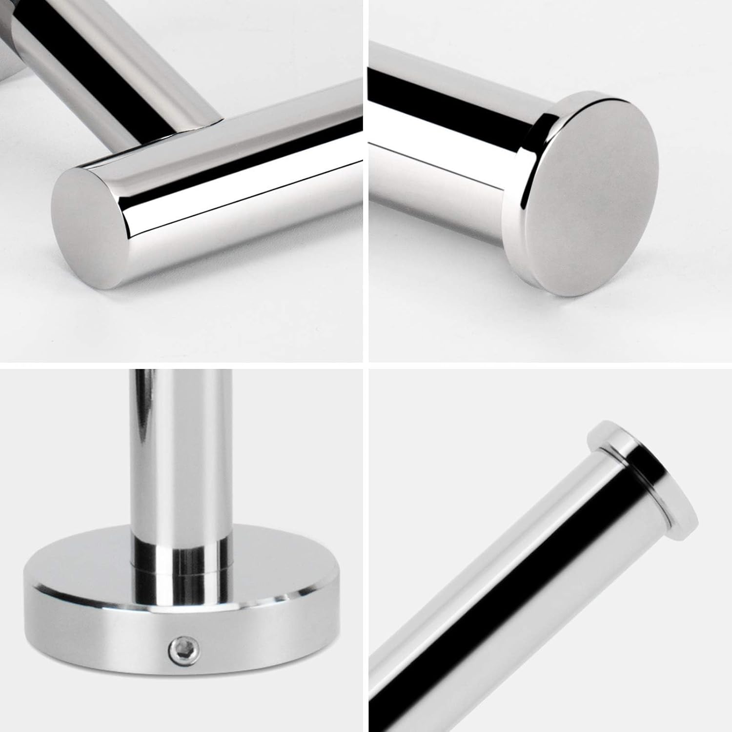 NearMoon Bathroom Toilet Paper Holder, Premium SUS304 Stainless Steel Rustproof Wall Mounted Toilet Roll Holder for