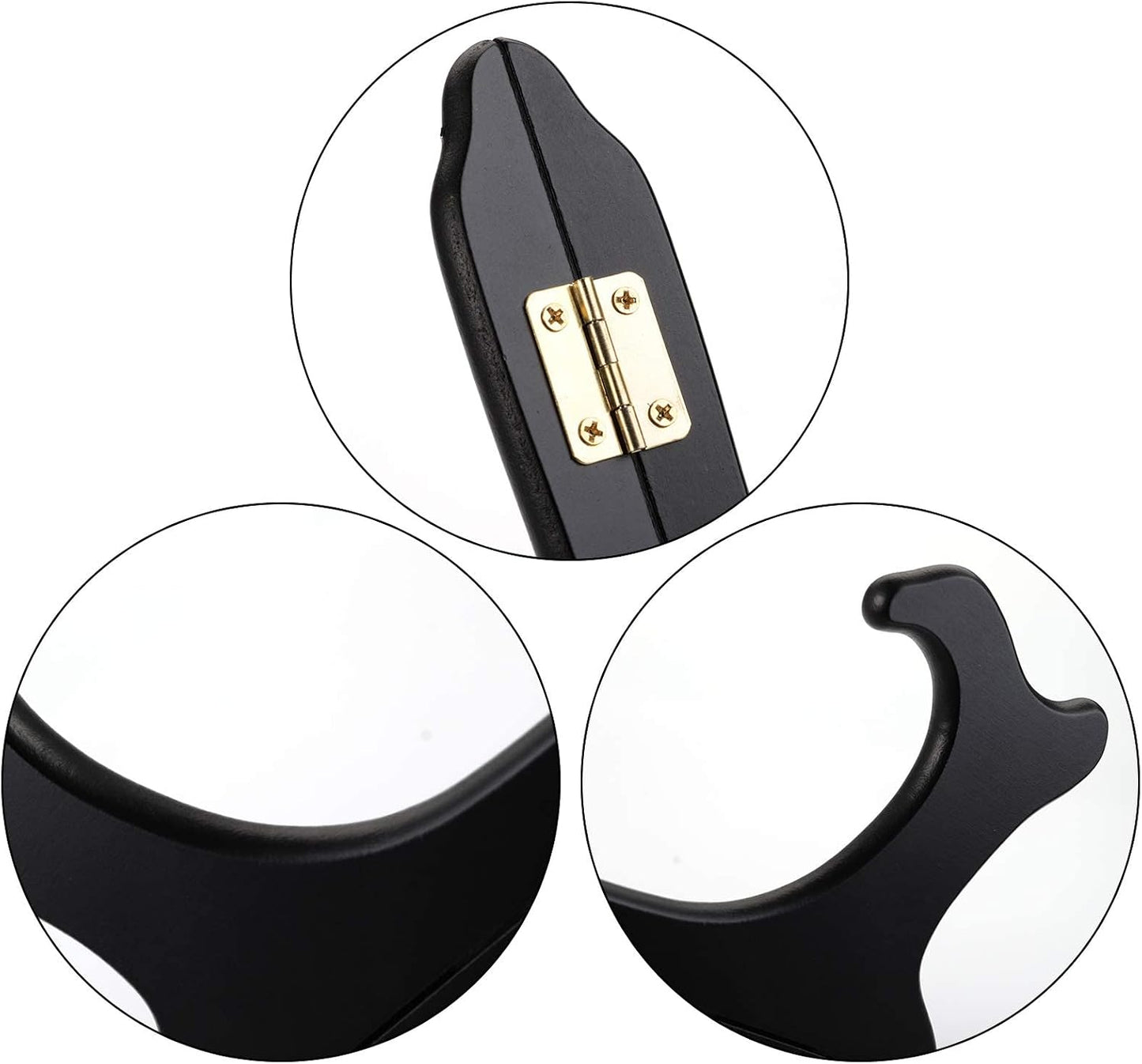 7" Wooden Display Stand / Black / Set of 6