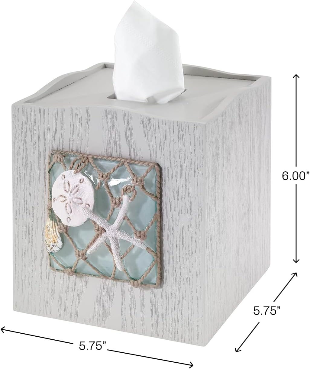 Coastal Home Decor / Tissue Box Cover