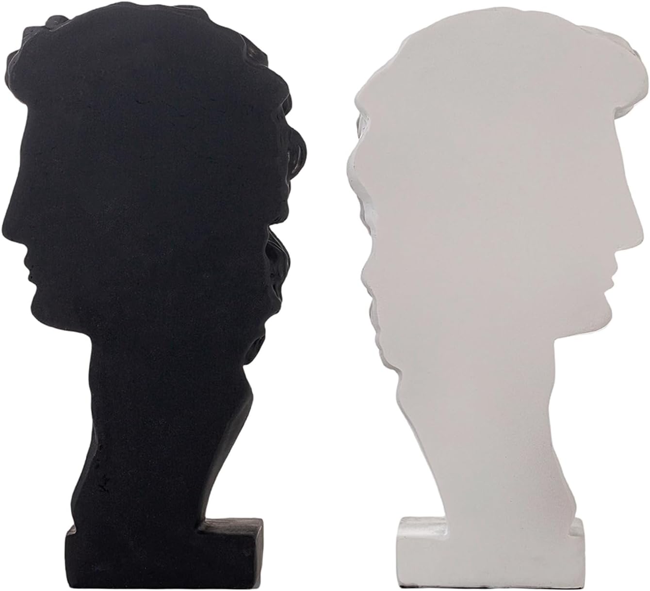 Decorative Bookends / Heavy Duty Half-and-Half Book Ends Non-Slip / David Head