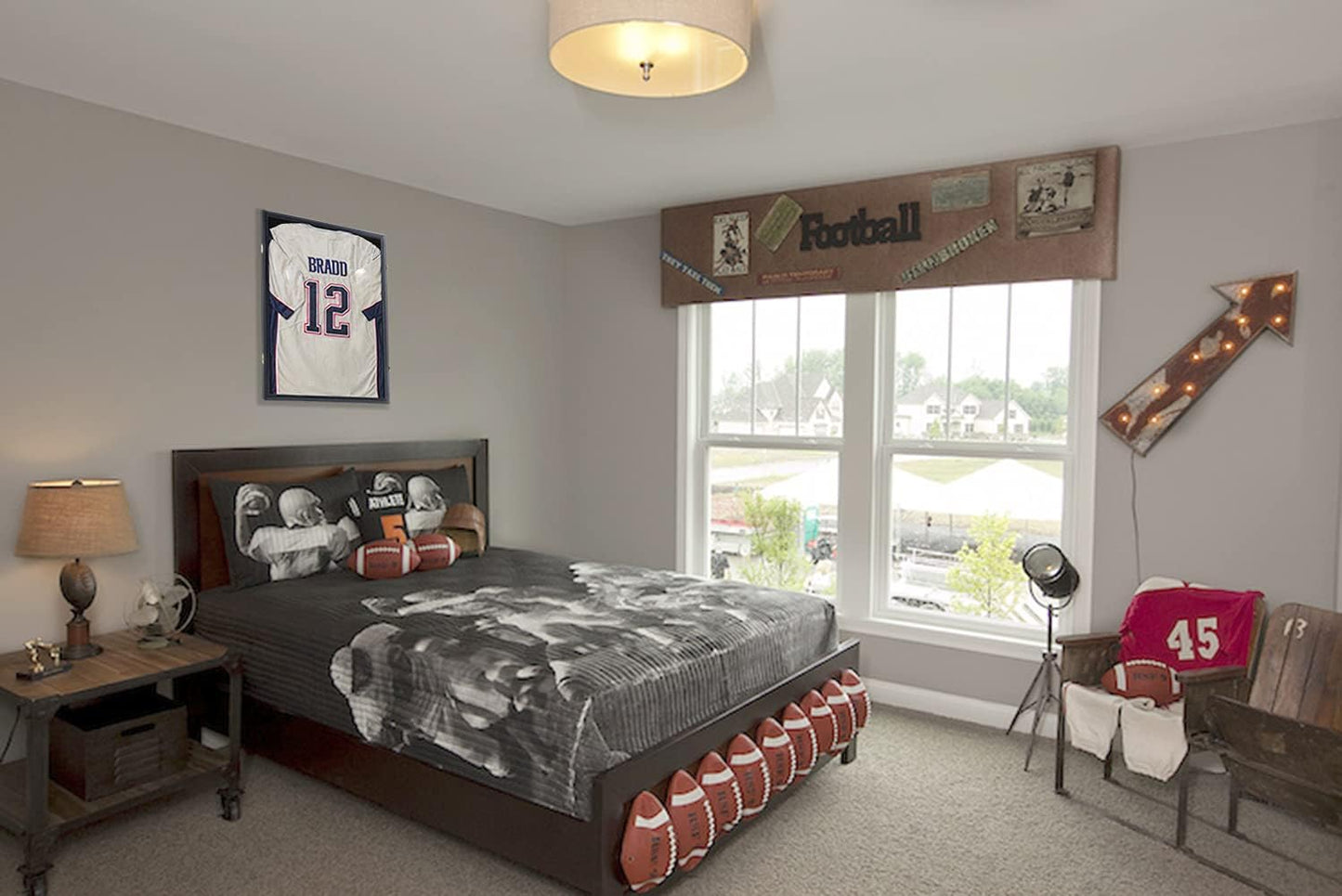 KCRasan Jersey Display Frame Case - Large Lockable Frames Shadow Box | UV Protection for Baseball Basketball Football