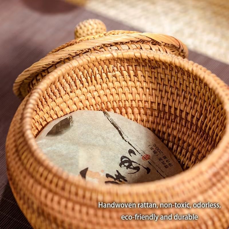 Basket Storage Rattan Woven Baskets / Set of 12
