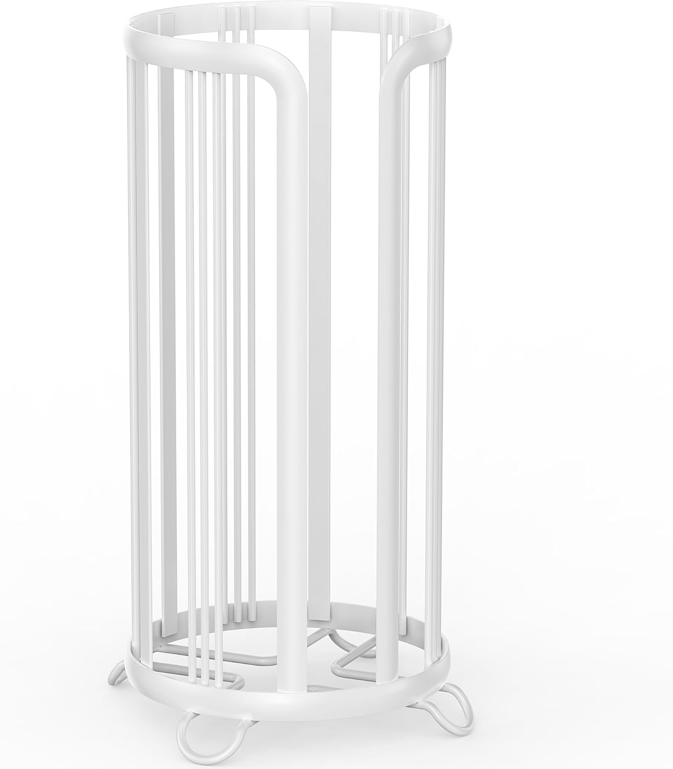 Toilet Paper Holder Stand, Freestanding Bathroom Tissue Organizer, Minimalistic Storage Solution, Reserve Mega
