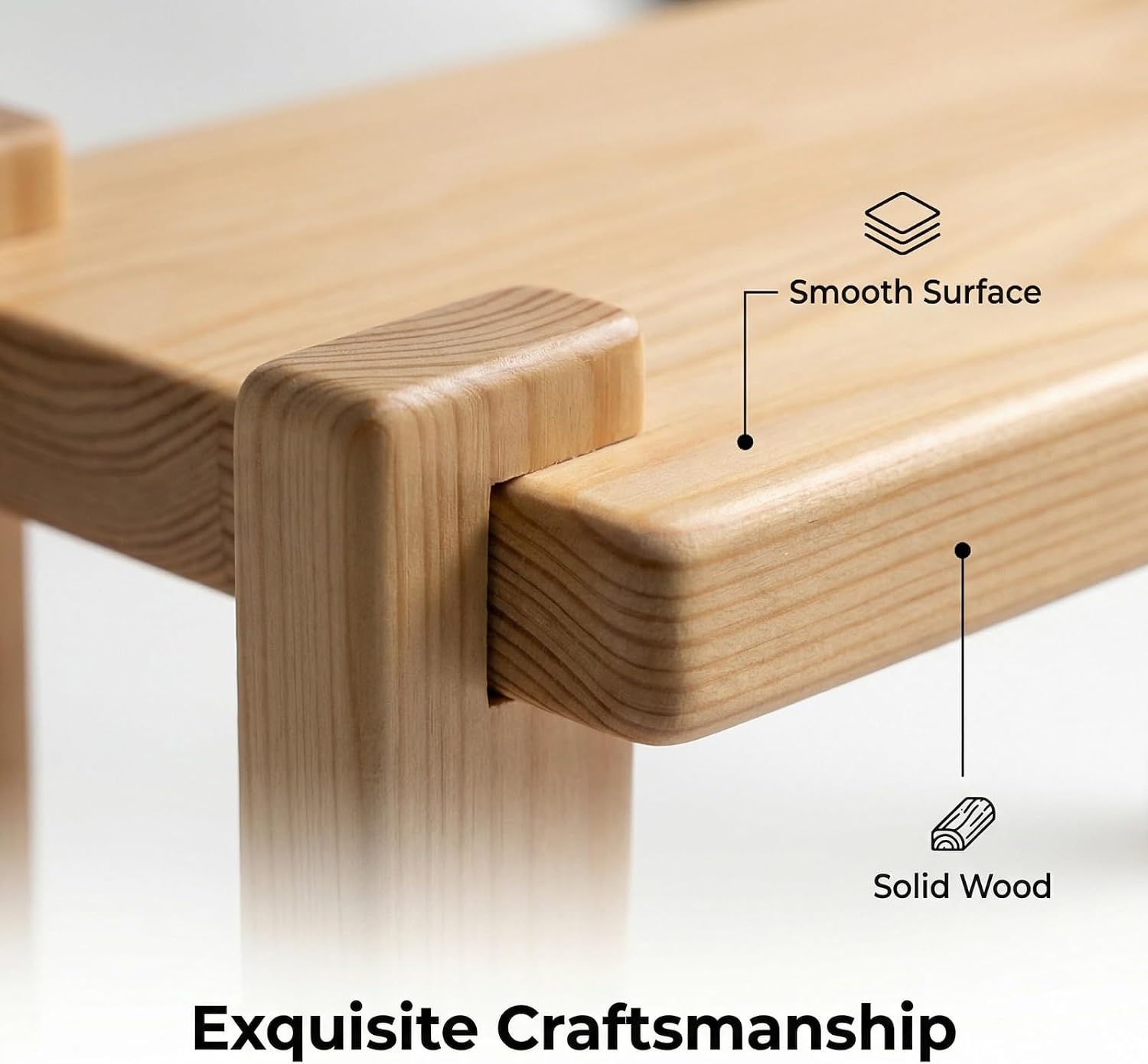 Wooden Display Risers / Wood / Set of 2