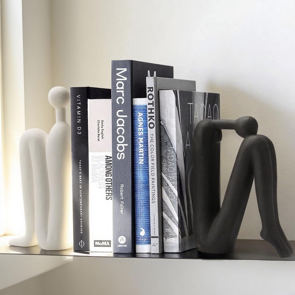 Book Ends Decorative / Heavy Duty Book Holder and Book Stopper