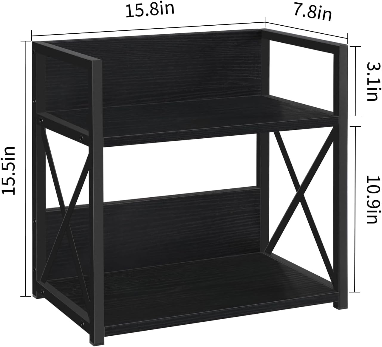 YINMIT Kitchen Countertop Organizer,Spice Rack,Coffee Bar Shelf Organizer | 2-Tier Coffee Station,Seasoning