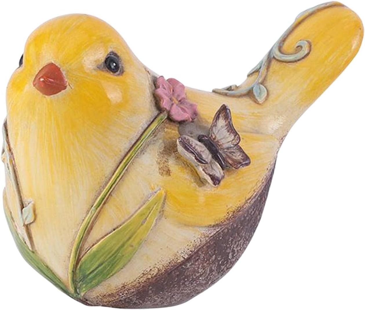 Mini Bird Animals Miniature Figurines / Yellow