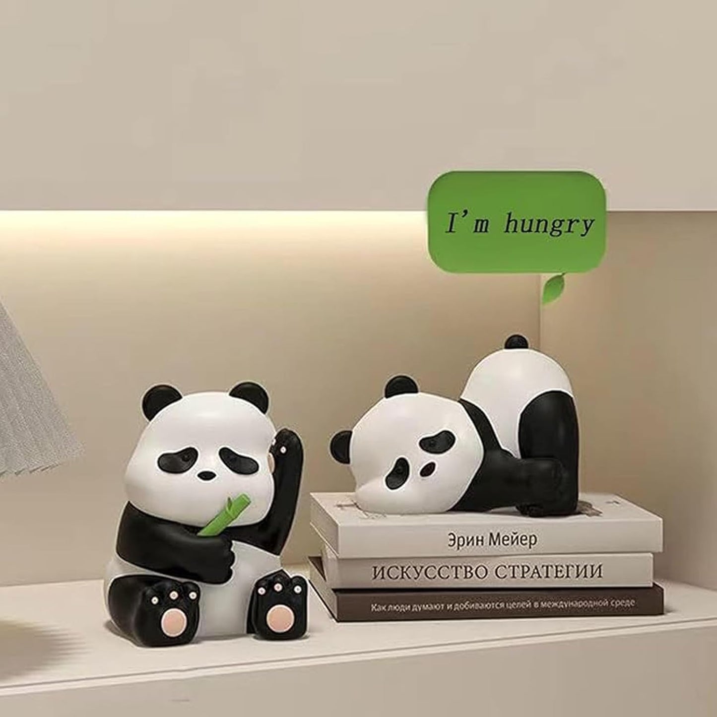 Modern Panda Statues / Set of 2