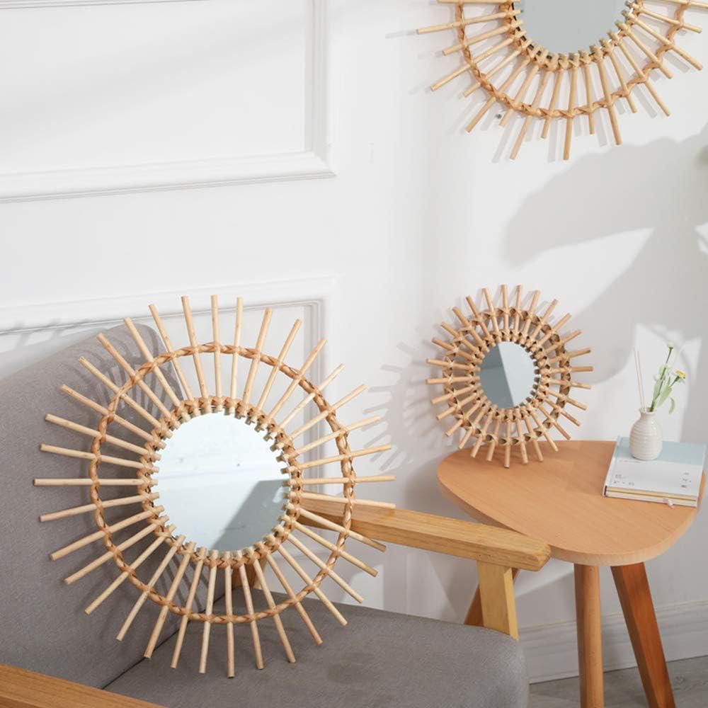 Rustic Handwoven Innovative Art Decoration Round / Style-1 / Natural