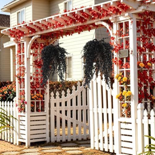 RECUTMS Black Artificial Hanging Gothic Plant 31.5" Fake Fall Greenery Vine