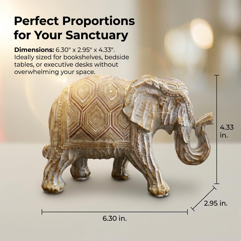 Boho Figurine / Statue / Elephant