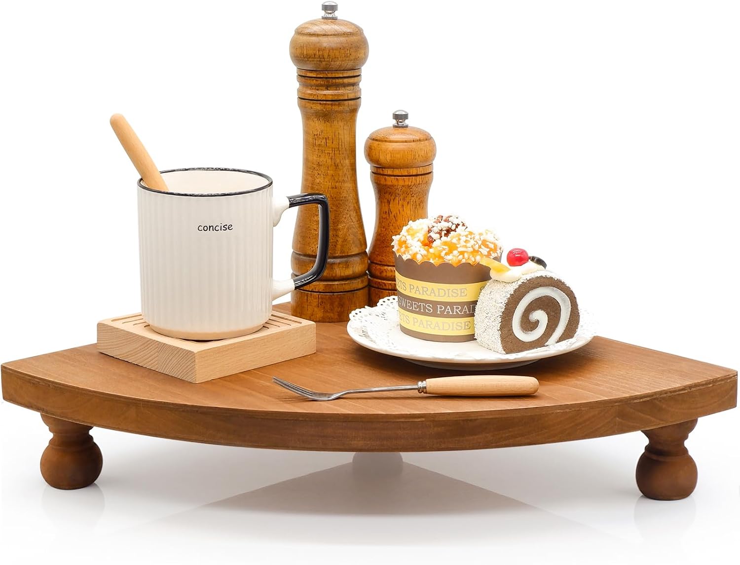 Rustic Pedestal Stand / Wooden