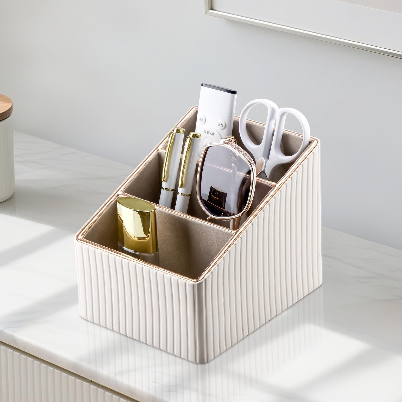 Remote Control Holder / Light Beige