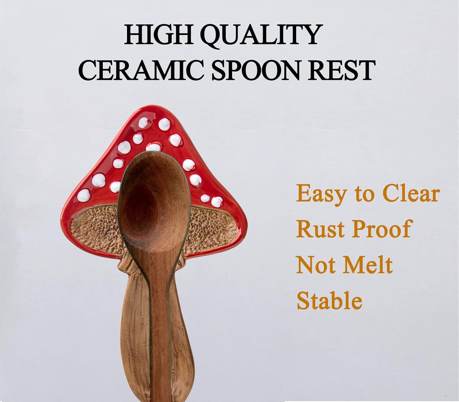 Spoon Rest Spoon Holder For Stove Top Mushroom Spoon Rest