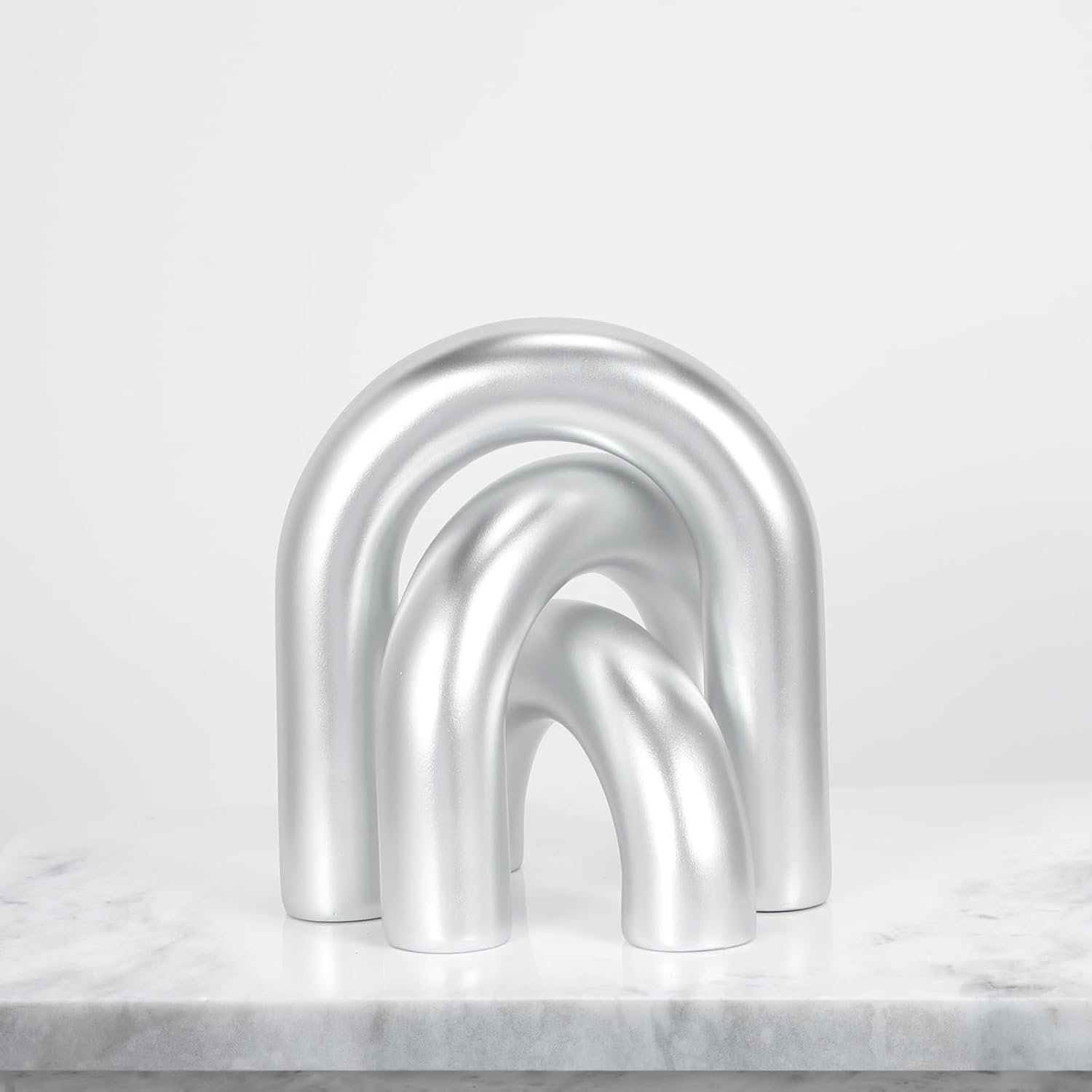 Arch Decorative Objects Statue / Sliver / Resin / Set of 3