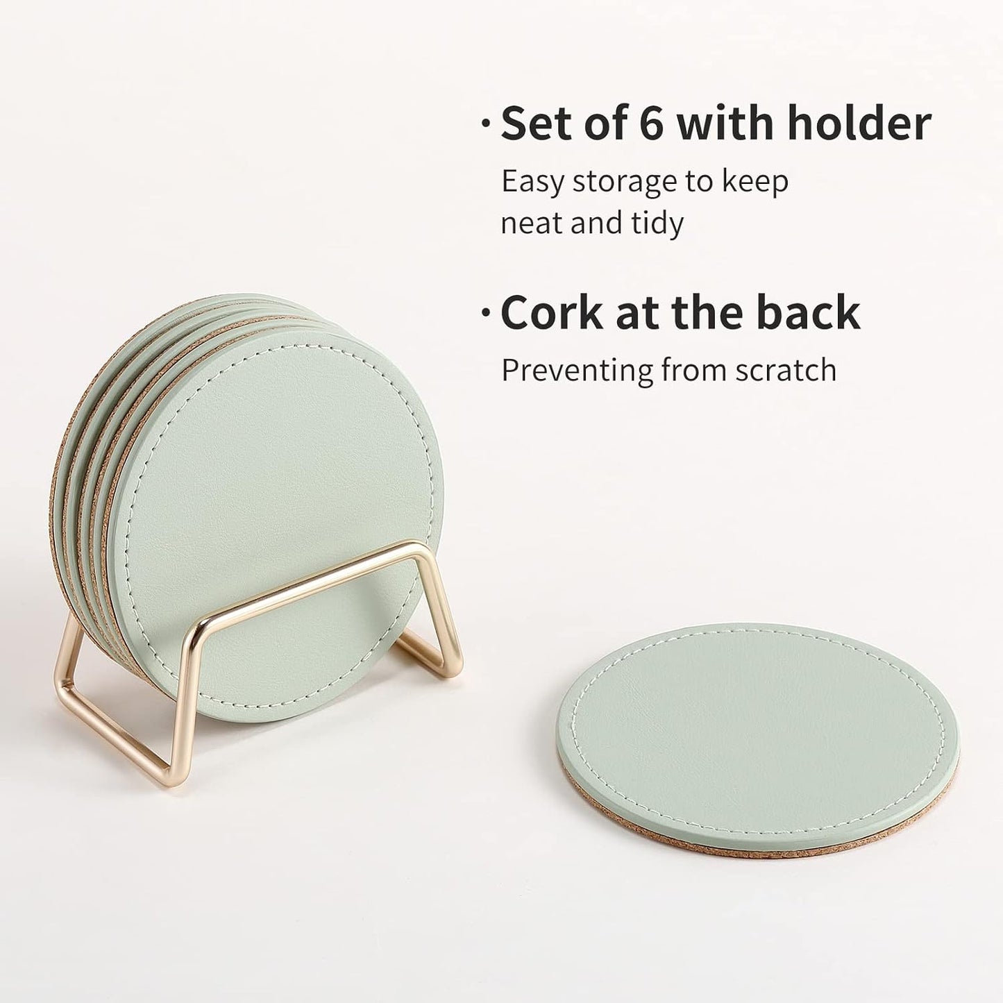 Metal Holder Stand / Green / Set of 6