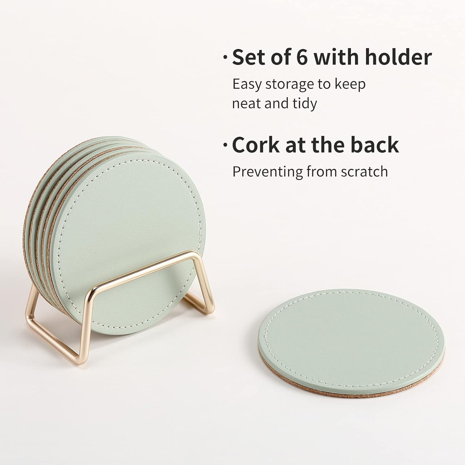 Metal Holder Stand / Green / Set of 6
