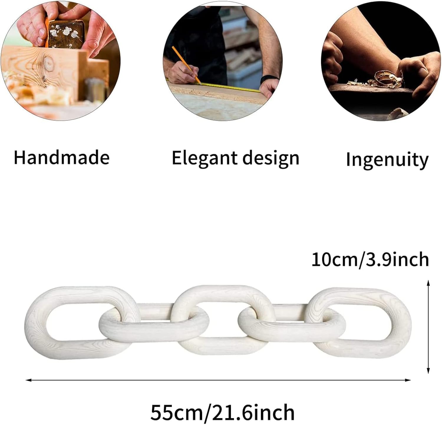 Wood Chain Link Decor