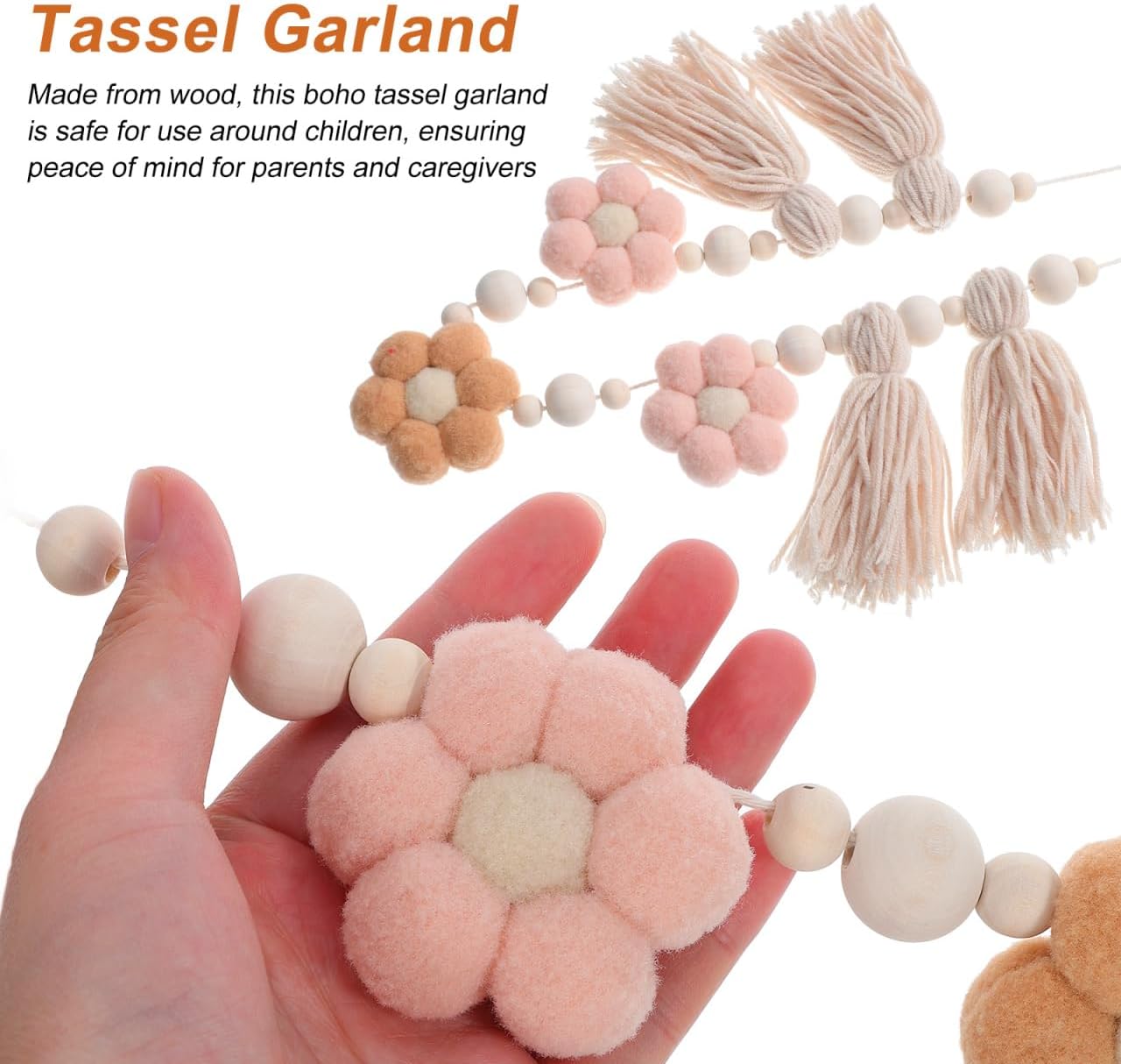 Boho Tassel Garland / 78.74 Inch