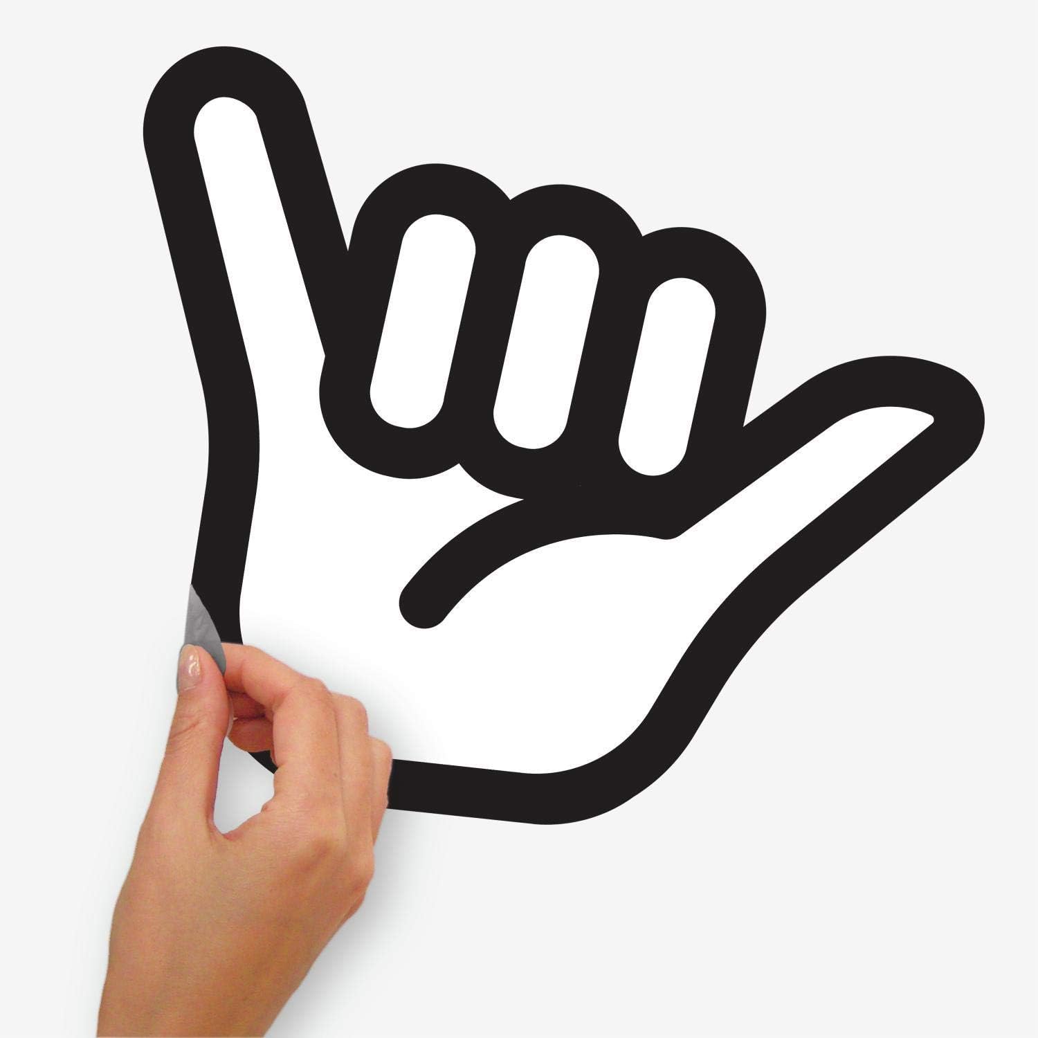 RMK4016GM Peace Hand Dry Erase Giant Peel and Stick Wall Decals