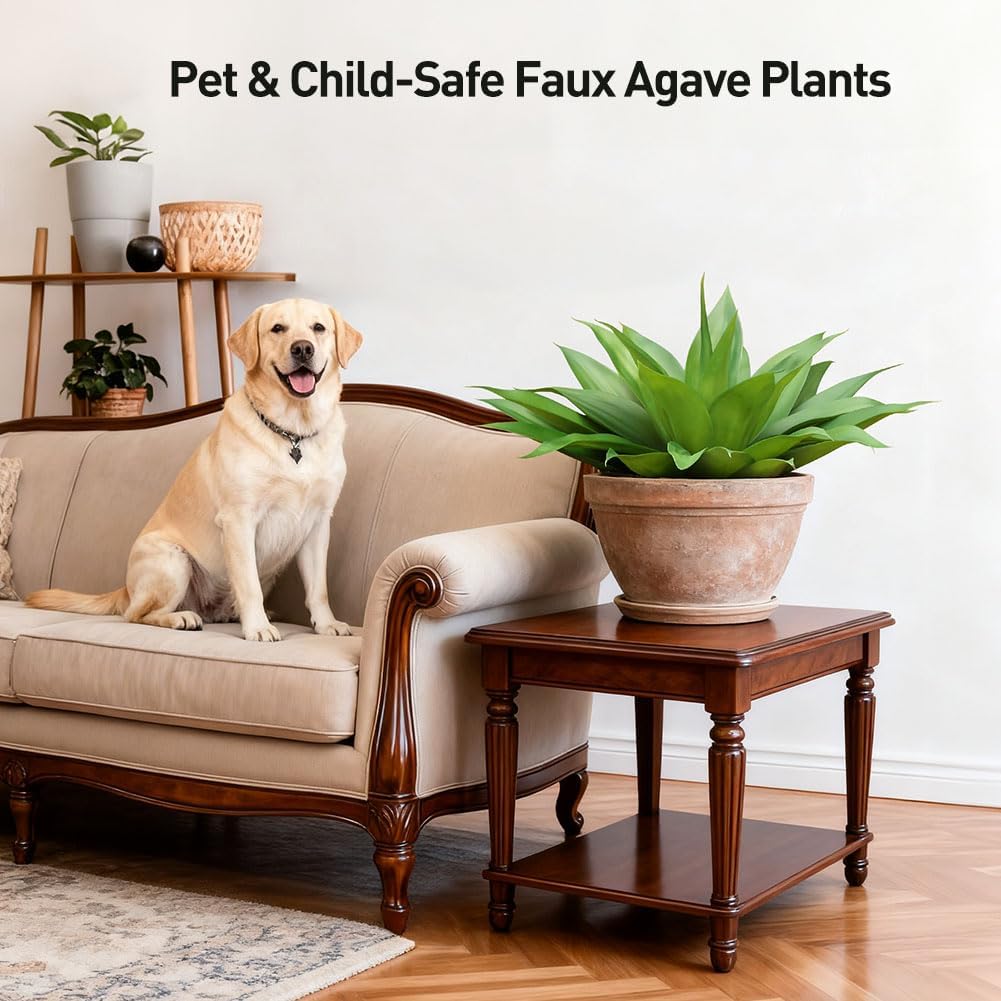 Artificial Agave Plant / 28in / Green / Set of 2