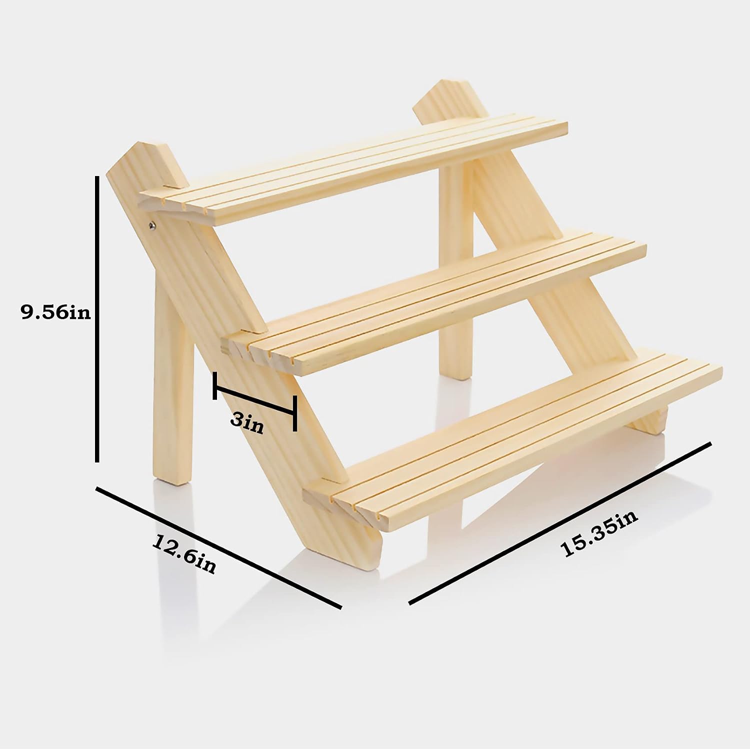Earring Display Stands / Log-3tier