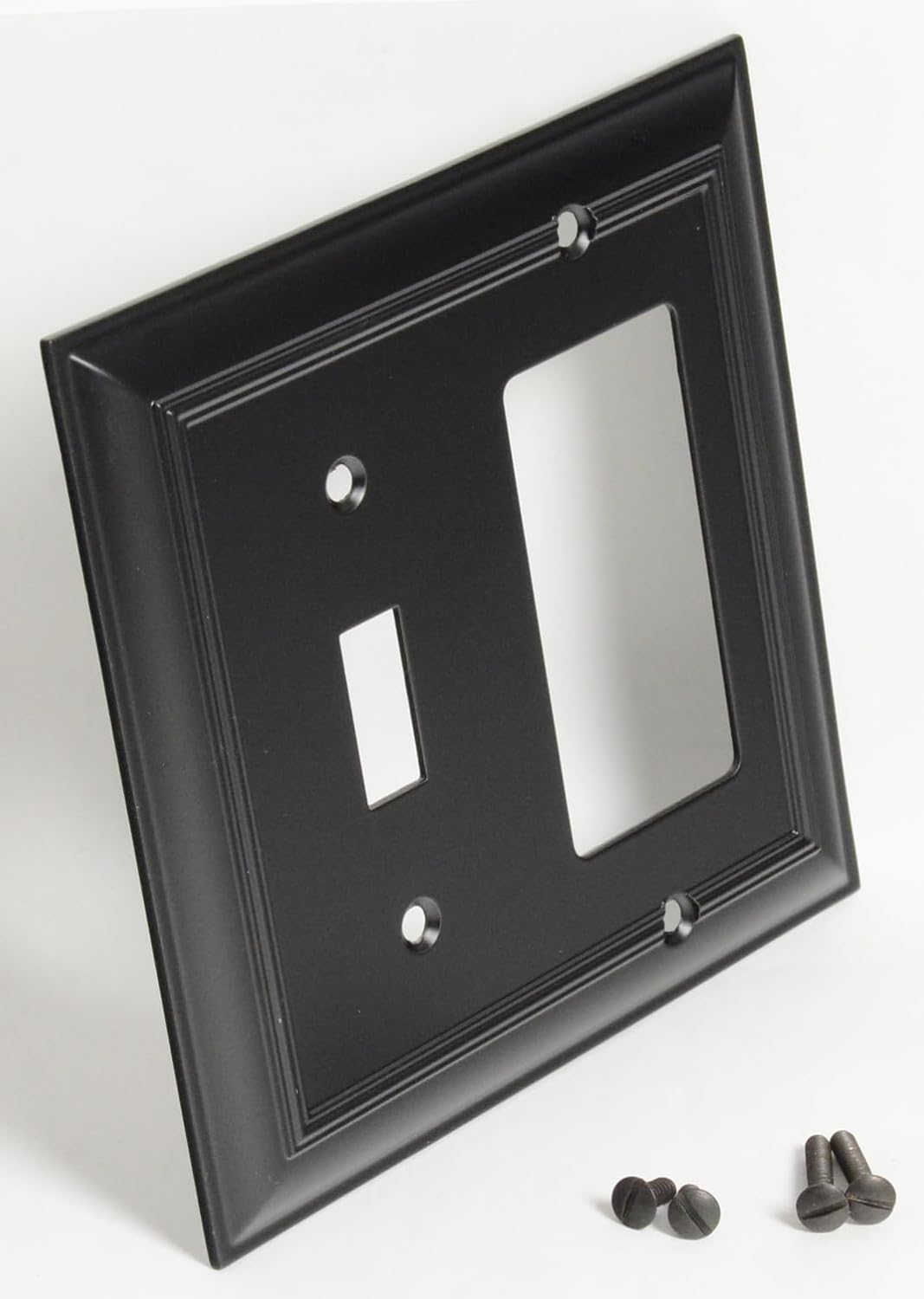 Cool Knobs and Pulls (CKP) Impressions Collection, 31197 Decorative Toggle/Rocker Wall Plate/Outlet Cover, Long Lasting