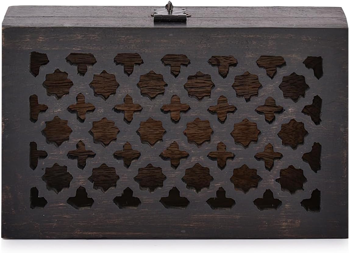 Mango Wood Decorative Wooden Box / 8 x 5 x 3