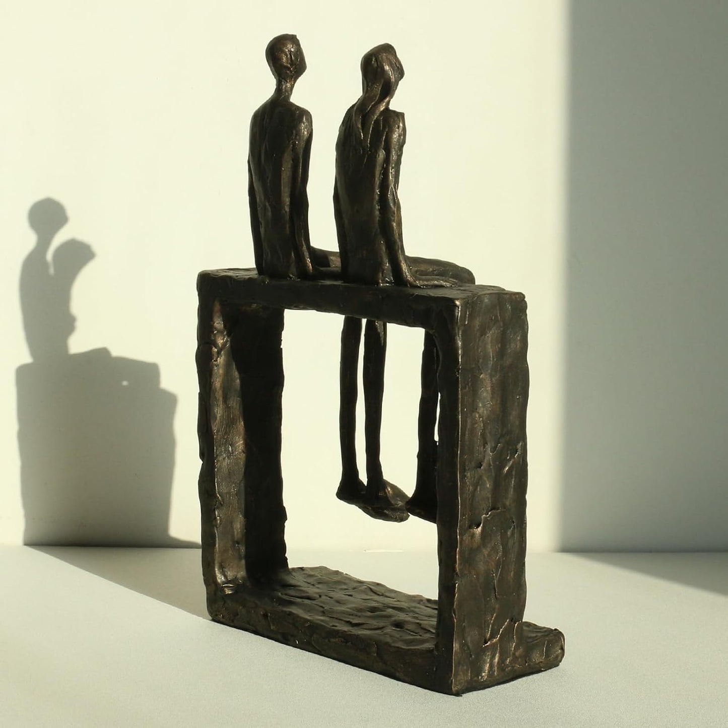 Abstract Couple Statue Home Decor / Bronze