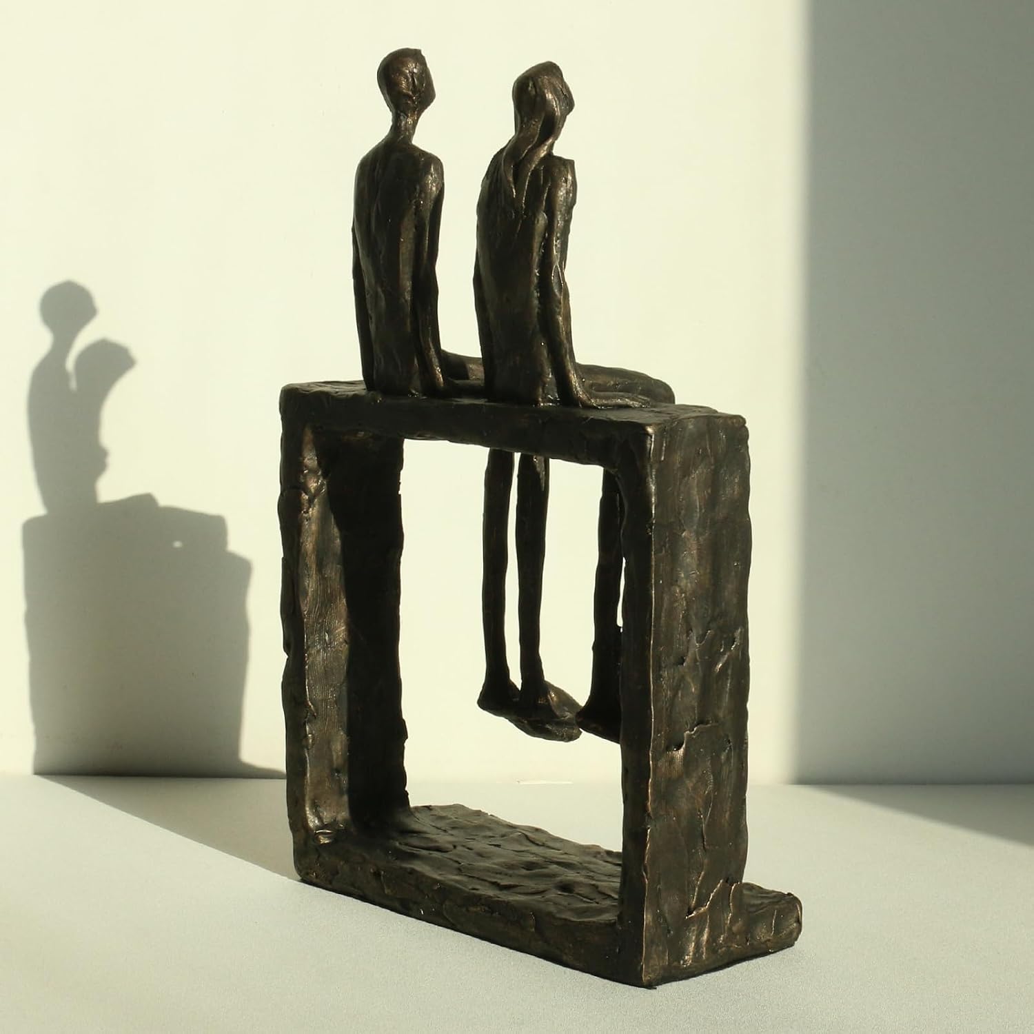 Abstract Couple Statue Home Decor / Bronze