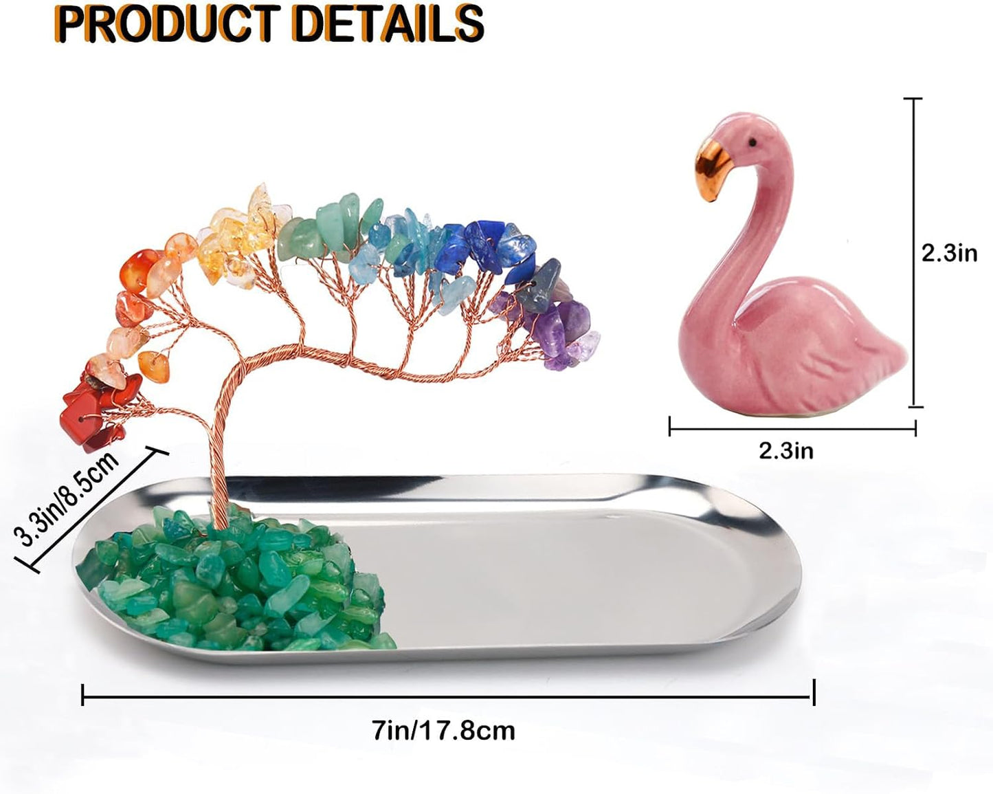 Ring Holder for Jewelry / Flamingo / Blue