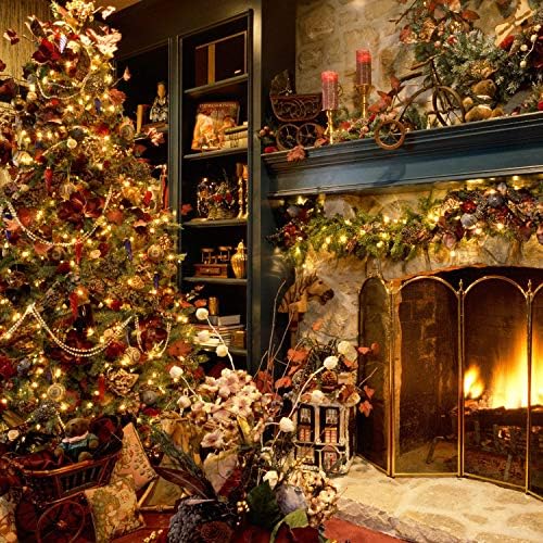 2 Pack Christmas Mini Lights, 75 Feet 200 LED Warm White String Lights