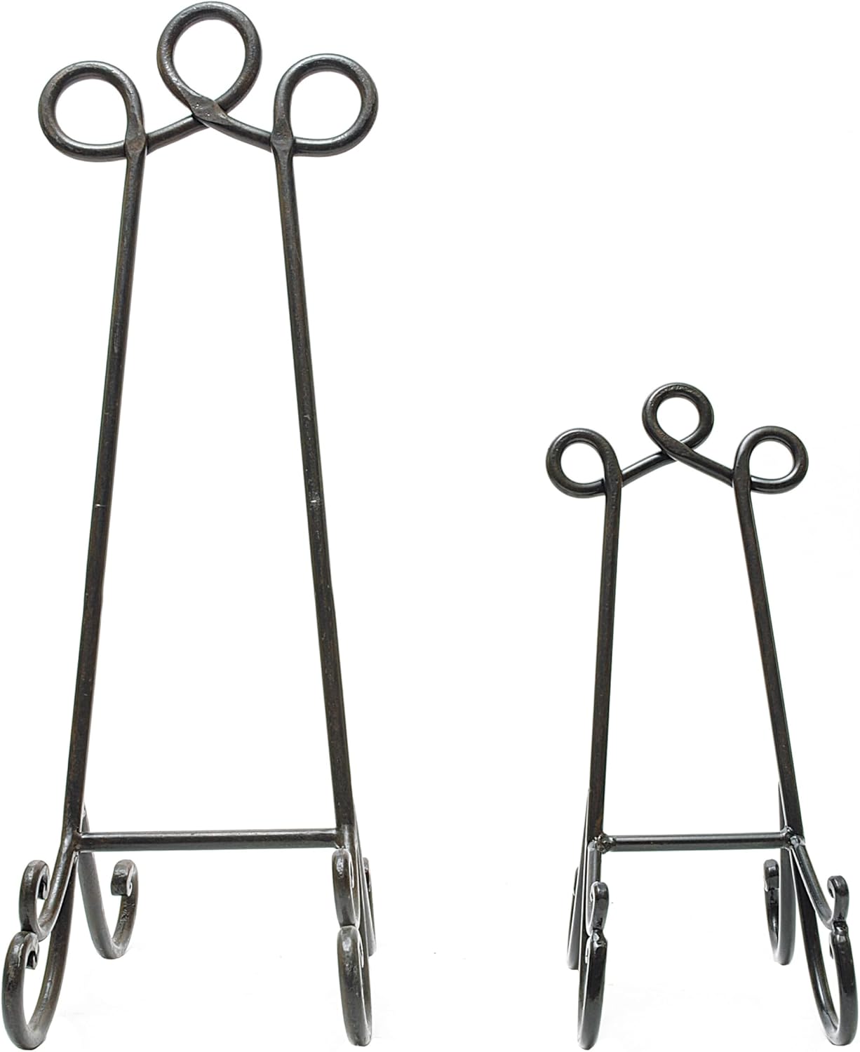 Creative Co-Op DE1159 Grey Metal Easel 24 Inch High