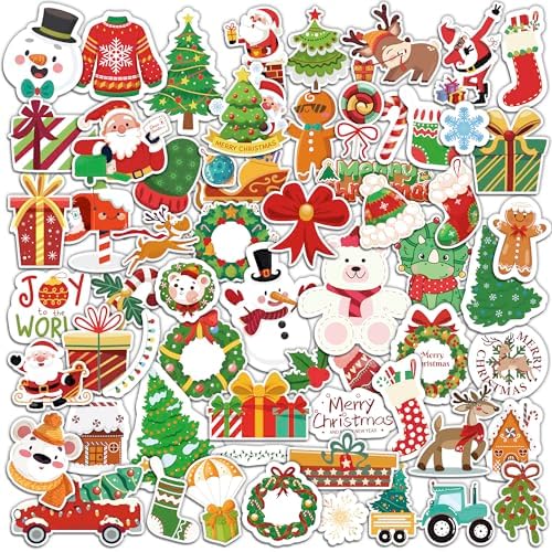 OHOME Stocking Stuffers | 320 PCS Christmas Stickers - Toddler Stocking Stuffers | Kids for Boys Girls Grandkids,Vinyl Xmas Games Crafts Activities Party Favors Supplies