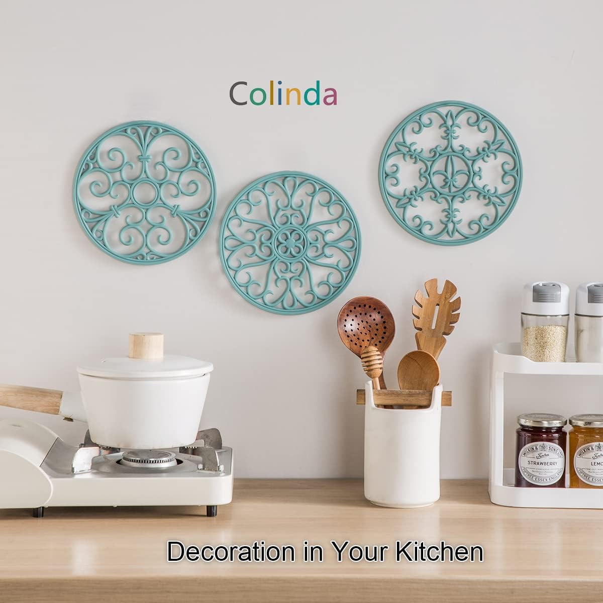 Silicone Trivet Mat / 9-turquoise