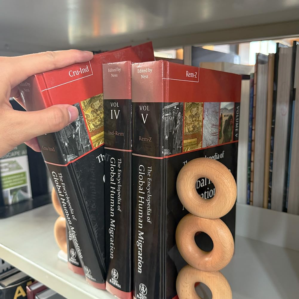Metal Base Decorative Bookends for Heavy Books