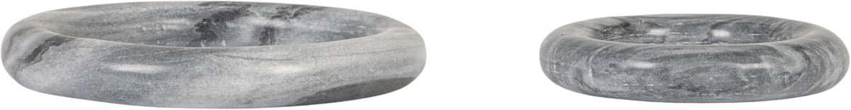 Creative Co-Op Grey Marble Trivets, Set of 2