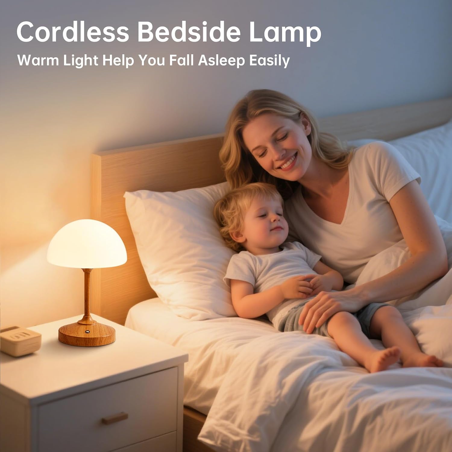 Mushroom Lamp Cordless Lamp Table Lamp,Outdoor Waterproof Shower Lamps,5000mAh Rechargeble Battery Operated Dimmable