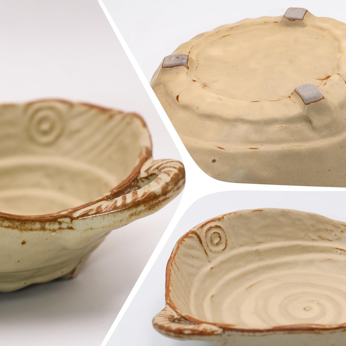 Free-Form Edge Small Ceramic Bowl